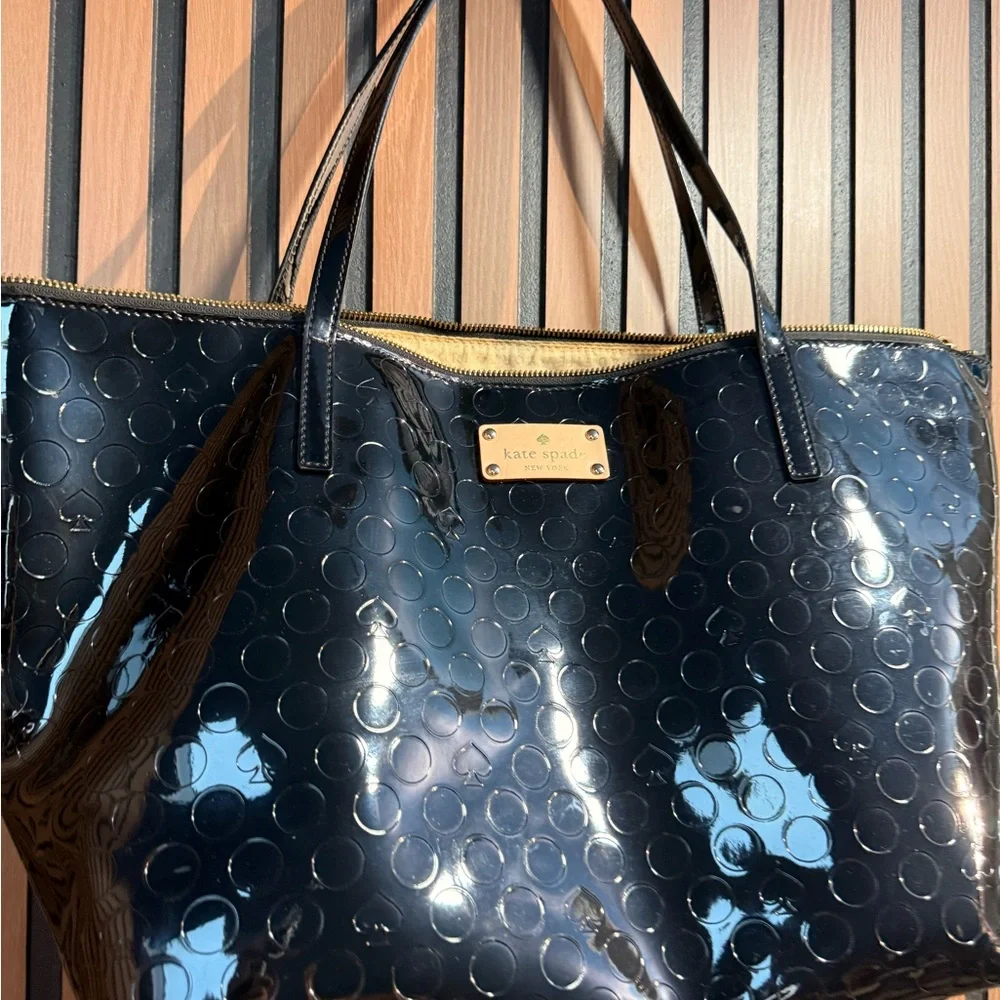 Kate Spade Black Patent‎ Tote